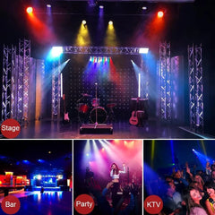 MOSFIATA RGB DJ LED PAR reflektor z daljinskim upravljalnikom