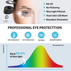 Vratna bralna svetilka z nastavljivimi barvami in svetlostjo