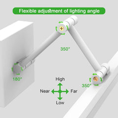 SYTMHOE 48,5 cm LED svetilka za ogledalo