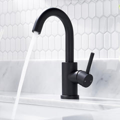 FORIOUS Kopalniška Armatura Z 360° Vrtenjem - mat črna