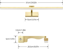 MANTOLITE Zlata zatemnilna LED Luč z nastavljivo barvo svetlobe