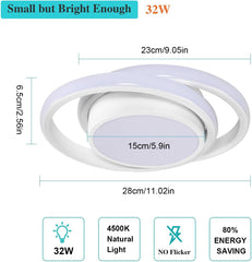 COMELY LED stropna svetilka 32W 4500K 27cm