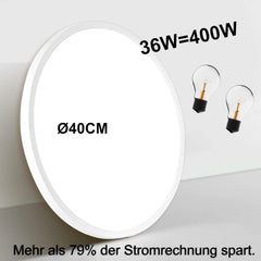 MOONYARD 40 cm LED stropna svetilka - 36 W