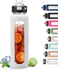 BLUEGO Steklenica za vodo iz borosilikatnega stekla 900ml