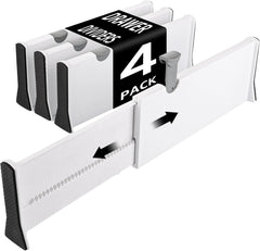 4x DAJAVE nastavljiv ločilnik za predale 33,2–55 cm