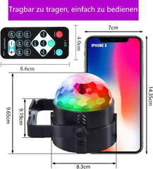 4x CATPOWER disco LED luč z daljincem
