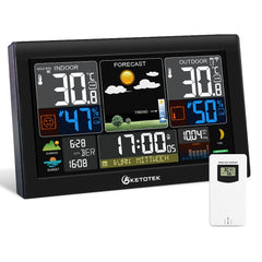 KETOTEK brezžična vremenska postaja z zunanjim senzorjem
