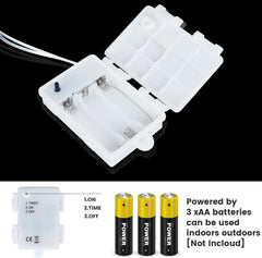 3x GRESONIC LED božična dekorativna darilna škatla