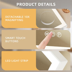 FENCHILIN Hollywood make-up ogledalo z LED osvetlitvijo