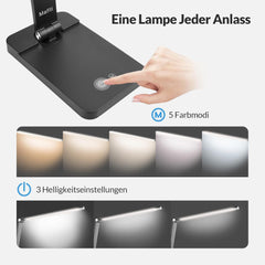 LED Zatemnilna Namizna Svetilka z USB Priključkom