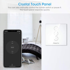 MAXCIO pametno WiFi stikalo za rolete združljivo z Alexa in Google Home - 2 kosa
