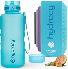 HYDRACY Steklenica Za Vodo Z Vložkom Za Sadje In Časovnim Oznakami - 2 L