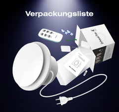 SBONNI kopalniški ventilator 100 mm z daljinskim upravljalnikom