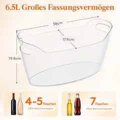 2x LIFEWIT 6,5 l hladilna posoda za pijačo