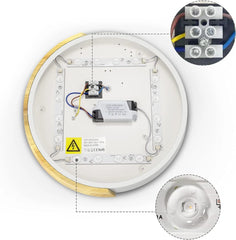 KAMBO 30 cm LED stropna svetilka 24 W 4500 K