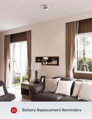 Pametni Wi-Fi dimni alarm z zamenljivo baterijo in funkcijo samopreizkusa