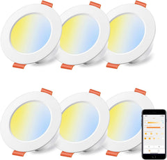 6X/x iLC pametni LED vgradni reflektorji, 8W, Alexa kompatibilni