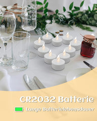 TAPPOVALY LED Čajne Svečke s Časovnikom – Set 23 kosov