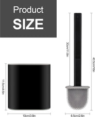 TORMAYS silikonska WC krtača – stenska montaža s samolepilnim nosilcem