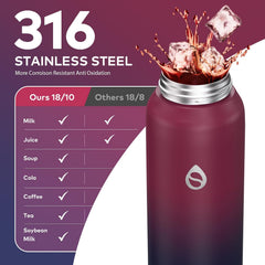 WEMEET Termovka z odstranljivo slamico 700ml