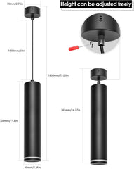 BOYIR Moderna viseča svetilka z nastavljivo višino – komplet 2 kosov