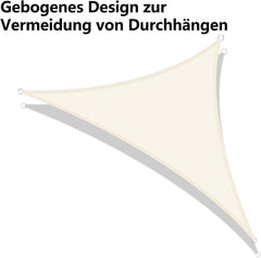 LOVE STORY trikotno senčilo z montažnim kompletom - 3 × 3 × 3 m