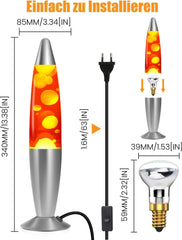 DORIGHT klasična lava svetilka  z 2 žarnicama
