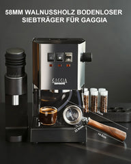 KOFIKOFI 58 mm brez dna portafilter za Gaggia kavni aparat