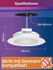 4x iLC 90 mm RGBW LED vgradni reflektor