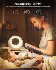 BONSERY LED nočna svetilka z upravljanjem na dotik in daljinskim upravljalnikom - set 2 kosov