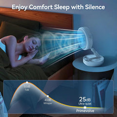 PRIMEVOLVE Rotacijski polnilni USB ventilator
