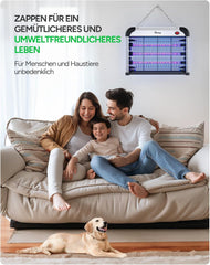 BUZBUG 3800 V električni uničevalec insektov z LED tehnologijo in 3 zamenljivimi žarnicami