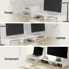 FITUEYES nastavljivo stojalo za 2 monitorja 92,5–108 cm