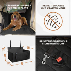 Sedež za pse WUGLO do 26 kg - velikost L