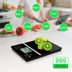 ACCT prehranska kuhinjska tehtnica z izračunom hranil