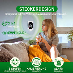 LSENLTY 3v1 merilnik CO2, temperature in vlage z alarmom