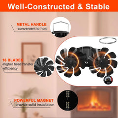 TOMERSUN magnetni ventilator za kamin