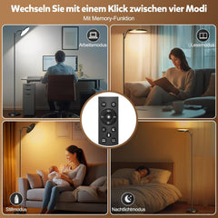 32 W LED stoječa svetilka z nastavljivo svetlostjo in barvno temperaturo