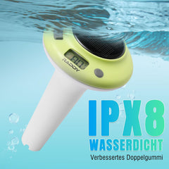 RADDY PT-5 pametni WiFi termometer za bazen s solarnim polnjenjem