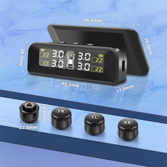 AVUTREL TPMS sistem za nadzor tlaka v pnevmatikah, solarno in USB