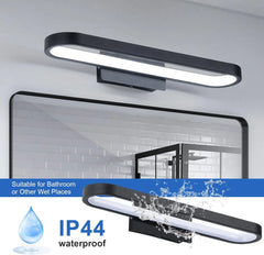 LIGHTESS 40 cm LED kopalniška svetilka za ogledalo