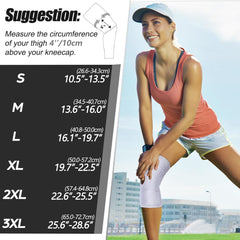 NEENCA kompresijska opornica za koleno z vzmetnimi stabilizatorji - S