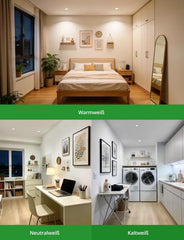 9x HOMEOW 85 mm vgradni LED reflektor 6 W, 3000–6500 K