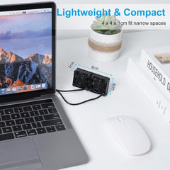 ELUTENG mini USB dvojni ventilator 40 mm za PC in igralne konzole