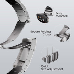 LULULOOK titanov pašček za Apple Watch DLC