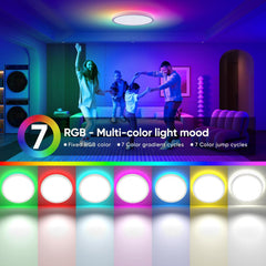 YILAIE LED stropna svetilka RGB 24W 30cm z daljincem