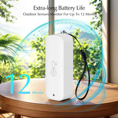5x CHATTHEN Wi-Fi senzor temperature in vlage z bazno postajo