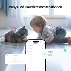 SUNHAIXIA Fitdays pametni merilni trak za telo z aplikacijo "Fitdays"