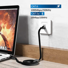 SOIBKE mrežni Ethernet kabel 1000 Mbps za notranjo in zunanjo uporabo  – 50 m