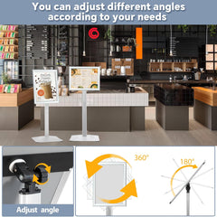 STANDNEE aluminijasto talno stojalo za plakate in obvestila - A3 Format